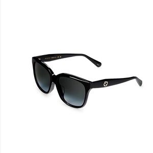 Gucci Black 56 MM Square Gradient Sunglasses